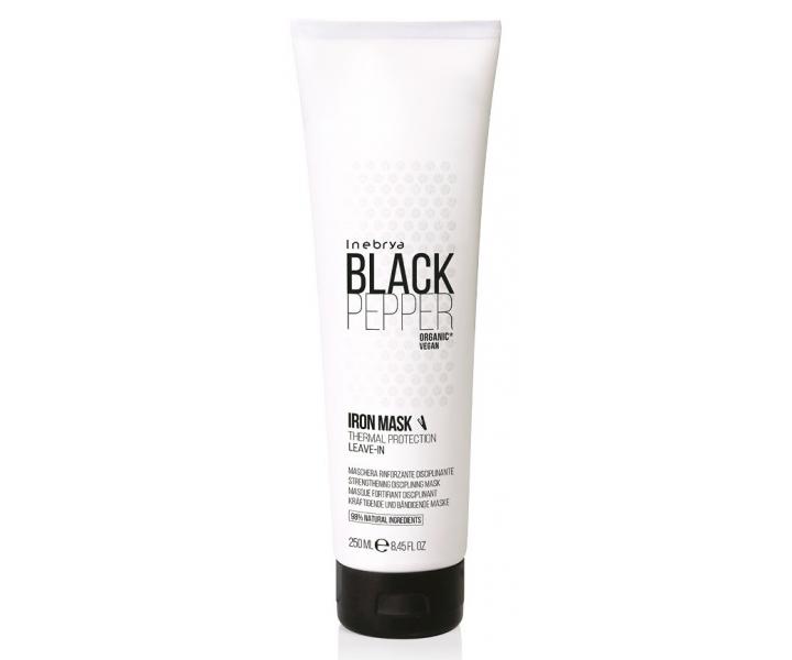 Bezoplachov maska s termoochrana Inebrya Black Pepper - 250 ml