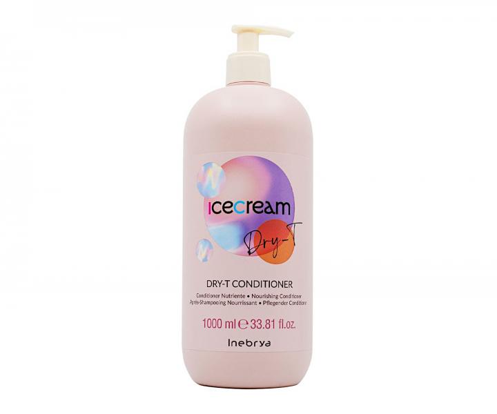 Hydratan kondicionr pre such a krepovit vlasy Inebrya Ice Cream Dry-T Conditioner - 1000 ml