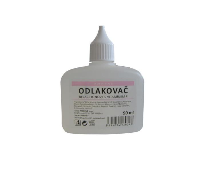 Bezacetnov odlakova na nechty s vitamnom F, Amoen 90 ml - trnka