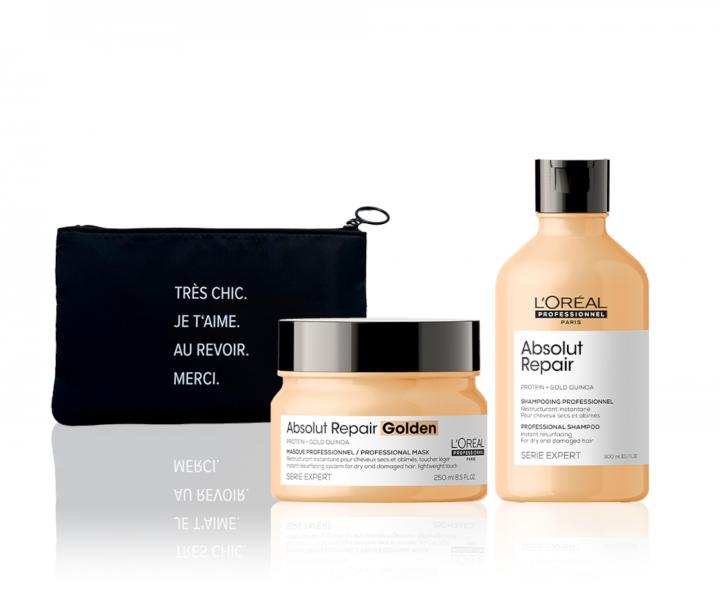 Sada pre such� a po�koden� vlasy Lor�al Professionnel Absolut Repair + kozmetick� ta�ka zadarmo