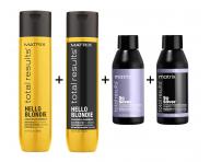 Sada Matrix Hello Blondie - ampn + starostlivos + mini balenie Matrix So Silver ZADARMO