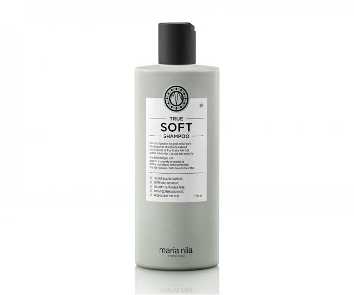 Hydratan ampn pre such vlasy s arganovm olejom Maria Nila True Soft Shampoo - 350 ml