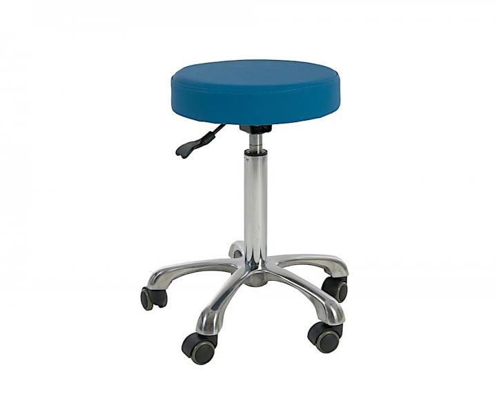 Taburet na kolieskach Weelko Naggura - modr�