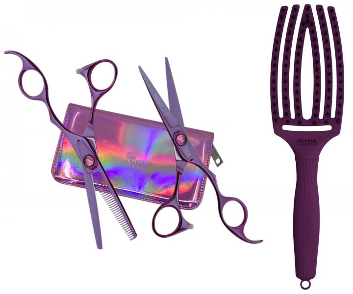 Sada no�n�c 5,75" a efila�n�ch no�n�c 6,35" Olivia Garden SilkCut ThinkPink + kefa zadarmo