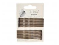 Vlnit sponka Sibel Wavy - 7 cm, hned - 24 ks