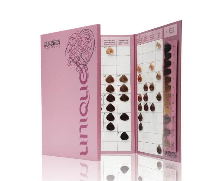 Vlasov vzorkovnk farieb Subrina Professional - Unique, Senseo, Vulcano