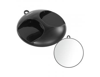 Kruhové zrkadlo Original Best Buy Luna 28 cm - čierne