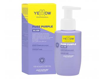 Koncentrovan� fialov� pigment na neutraliz�ciu �lt�ch t�nov Yellow Professional Silver Pure Purple - 100 ml