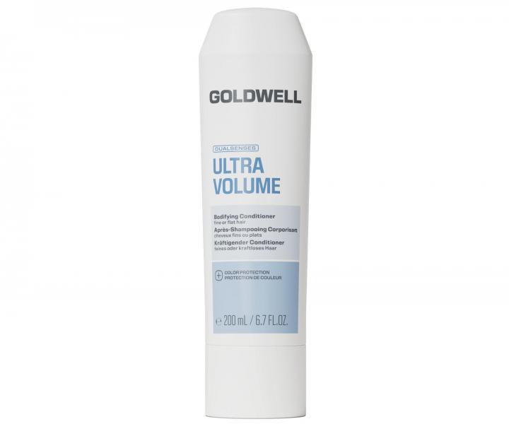 Kondicion�r pre objem jemn�ch a z�ahnut�ch vlasov Goldwell Dualsenses Ultra Volume Bodifying Conditioner - 200 ml