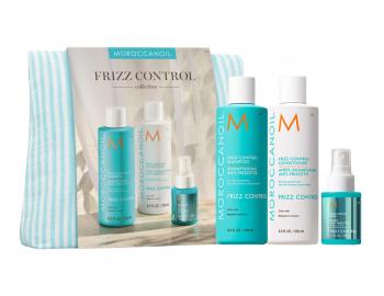 Dar�ekov� sada na uhladenie krepat�ch vlasov Moroccanoil Frizz Control Collection + sprej na uhladenie a ta�ti�ka zadarmo
