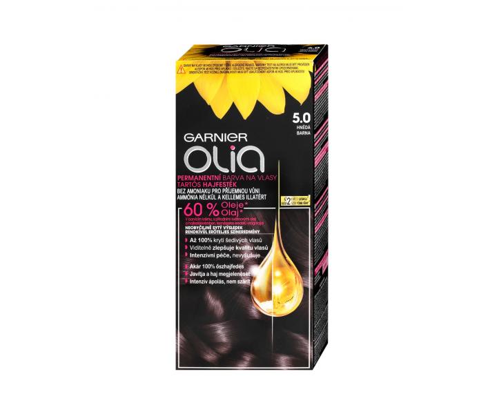 Permanentn� olejov� farba Garnier Olia 5.0 hned�