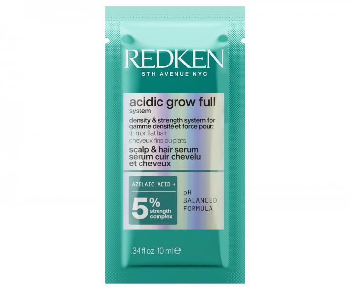 Posil�uj�ce s�rum pre jemn� vlasy Redken Acidic Grow Full System Scalp & Hair Serum - 10 ml (bonus)