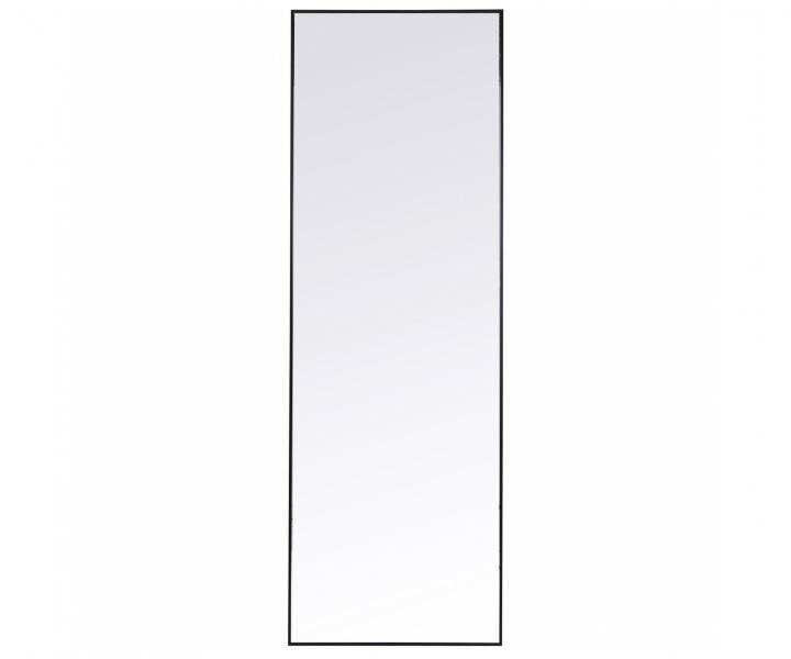 Kaderncke zrkadlo Kare Bella - ierne, 130 x 30 cm