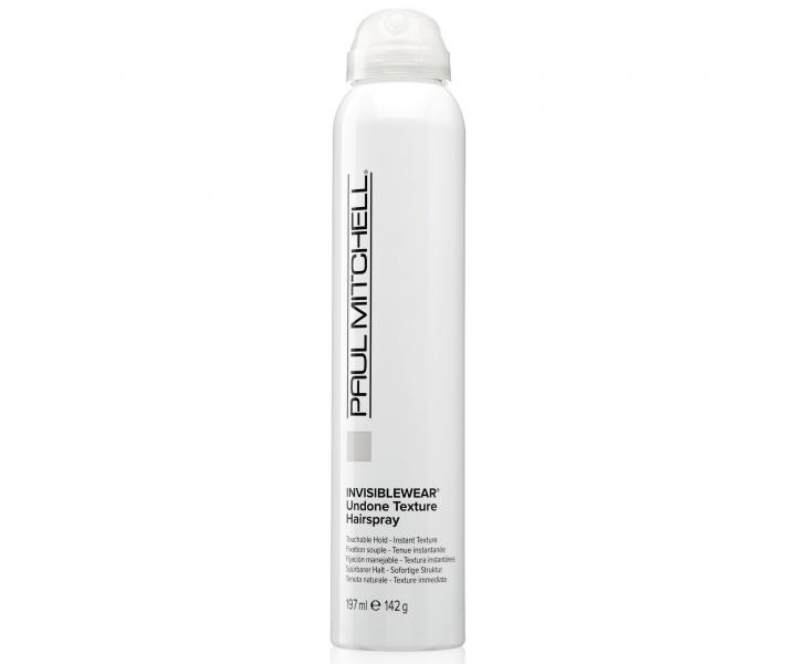 Lak pre textru a objem Paul Mitchell Invisiblewear Undone Texture Hairspray - 197 ml
