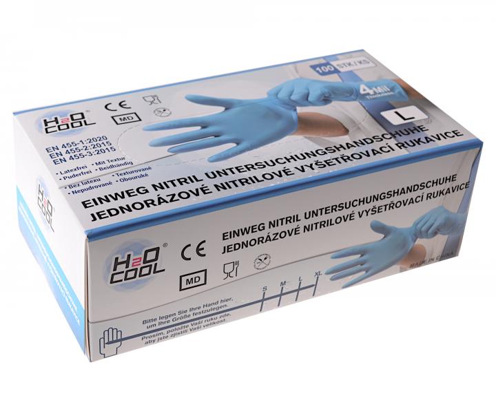 Jednorazov nitrilov rukavice H2O COOL 100 ks - L