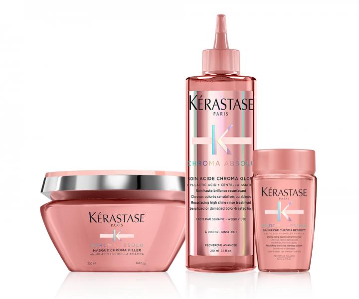 Sada pre farben� vlasy K�rastase Chroma Absolu + vy�ivuj�ci �amp�n 80 ml zadarmo