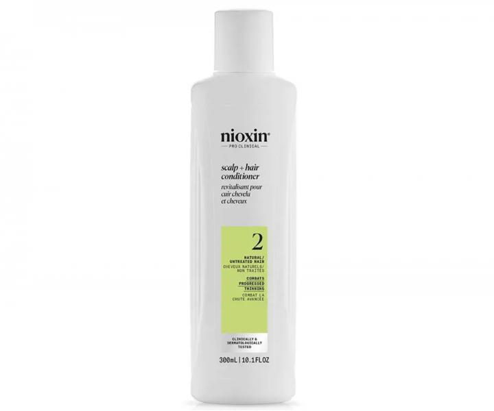 Kondicionr pre silne rednce prrodn vlasy Nioxin System 2 Scalp Therapy Conditioner - 300 ml