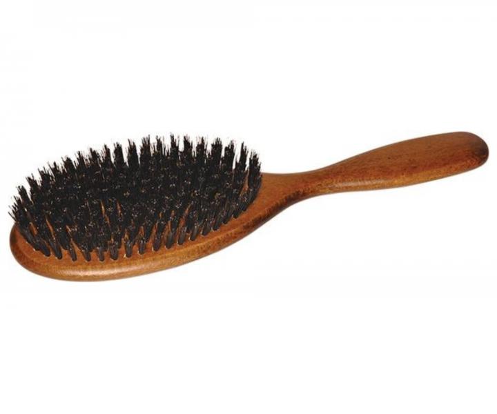 Dreven� ploch� kefa na vlasy so �tetinami z diviaka Keller 009 03 40 - 63 x 230 mm