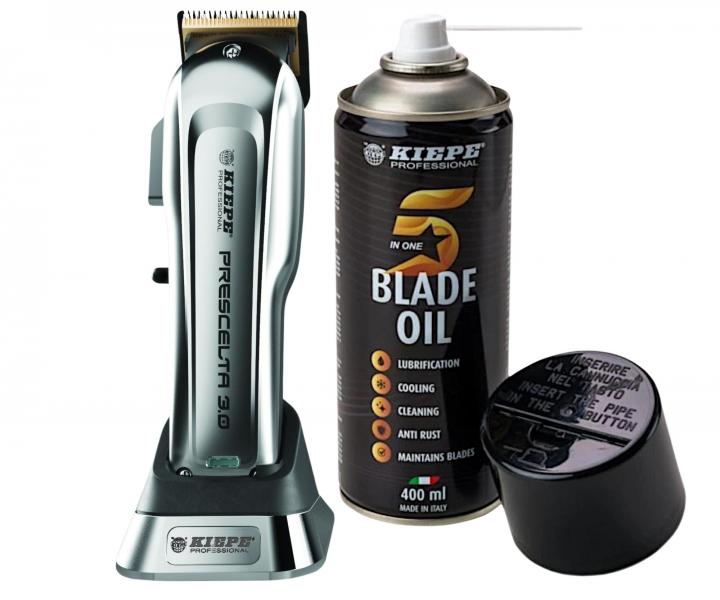 Profesionlny strojek na vlasy Kiepe Prescelta 3.0 + multifunkn sprej 400 ml zadarmo