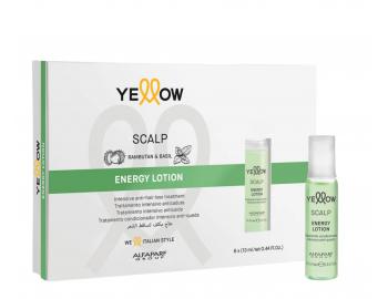 Intenz�vna k�ra proti padaniu vlasov Yellow Professional Scalp Energy Lotion - 6 x 13 ml