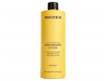 Vyhladzuj�ca maska ​​pre dlh� a nepoddajn� vlasy Selective Professional Kera Smooth System Post Treatment Mask - 500