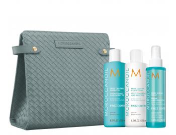Darekov sada na uhladenie krepatch a nepoddajnch vlasov Moroccanoil Holiday Set Frizz + tatika zadarmo