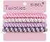 Ozdobn� gumi�ky do vlasov Sibel Twisties - ru�ov�