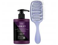 Farebn toner na vlasy Black Professional Crazy Toner - Violet (fialov) + kefa zadarmo