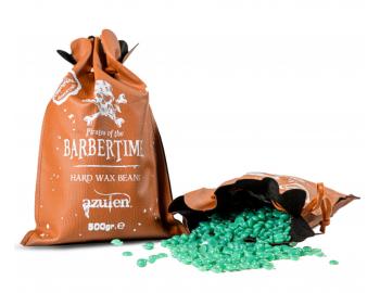 Depilačný vosk pre mužov Pirates of the Barbertime Hard Wax Beans Azulen - zelený, 500 g
