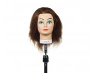 Cvin hlava s prrodnmi vlasmi Sibel Justine - svetlo hned, 15-25 cm