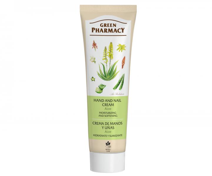 Krm na ruky a nechty s aloe vera Green Pharmacy Hand And Nail Cream Aloe - 100 ml