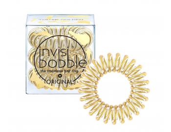 pirlov gumika do vlasov Invisibobble Original - 3 kusy - zlat