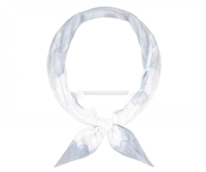 �atka do vlasov so �pir�lovou gumi�kou Invisibobble Spandana Be-You-Tiful - modr� batikovan�
