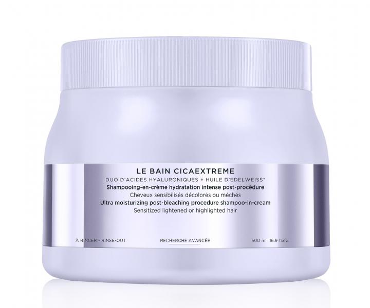 Kr�mov� �amp�n pre zosvetlen� blond vlasy K�rastase Blond Absolu Bain Cicaextreme - 500 ml