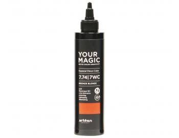 Tnujce pigmenty na vlasy Artgo Your Magic 7.74 | 7WC - 200 ml, bronzov