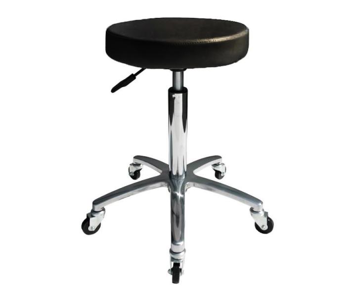 Taburet na kolieskach Hairway Comfort, ierny