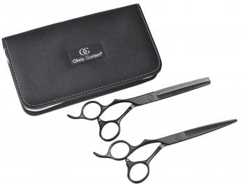 Sada kadernckych 5,75 "a efilanch 6,35" nonc pre avkov SilkCut Pre Matt Black Olivia Garden