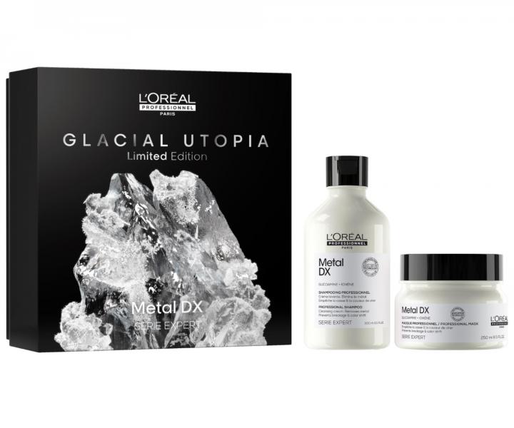 Dar�ekov� sada pre farben� a po�koden� vlasy Lor�al Professionnel Serie Expert Metal Detox Duo