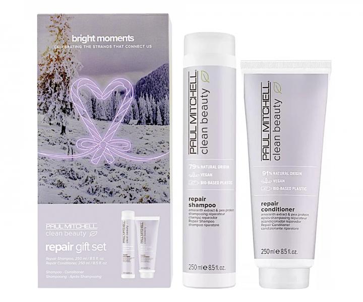 Dar�ekov� sada pre po�koden� vlasy Paul Mitchell Clean Beauty Repair Duo Bright Moments