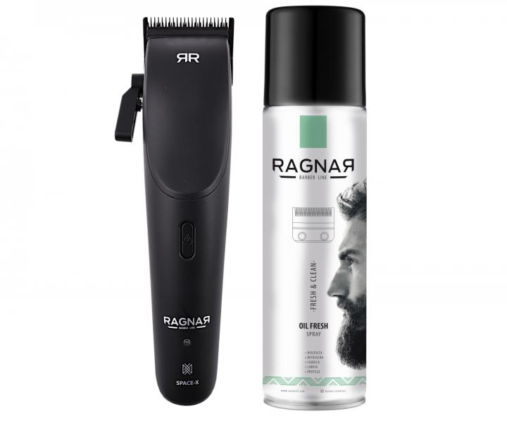 Strojek na vlasy Ragnar Space X + olej na strihacie hlavice 500 ml zadarmo