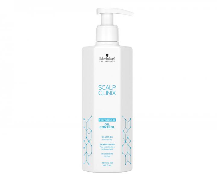 ampn pre mastiace sa vlasy Schwarzkopf Professional Scalp Clinix Oil Control Shampoo - 300 ml