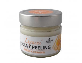 Luxusn son telov peeling s bannom a karamelom Amoen - 250 ml
