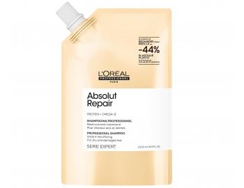 �amp�n pre such� a po�koden� vlasy Lor�al Professionnel Serie Expert Absolut Repair - 1000 ml, n�hradn� n�pl�