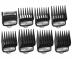 Sada n�hradn�ch nadstavcov s kovovou sponou Wahl - 8 ks - 3 mm, 6 mm, 10 mm, 13 mm, 16 mm, 19 mm, 22 mm, 25 mm + stojan