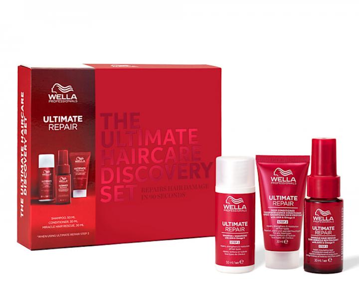 Dar�ekov� cestovn� sada pre po�koden� vlasy Wella Professionals Ultimate Repair Discovery Set