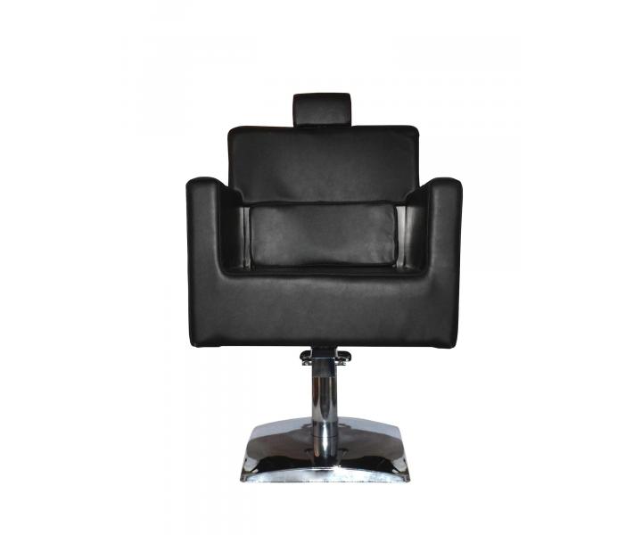 Kadern�cke Barber kreslo Detail Larry - �ierna - II. akos� - dierka v ko�enke, kriv� opierka chrbta