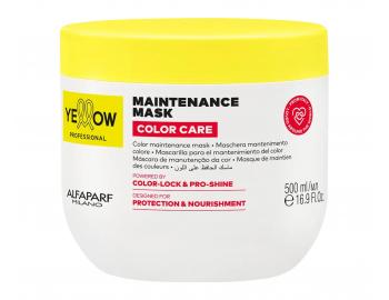 Maska na zachovanie farby farben�ch vlasov Yellow Professional Color Care Maintenance Mask - 500 ml