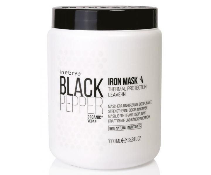 Bezoplachov maska s termoochrana Inebrya Black Pepper - 1000 ml