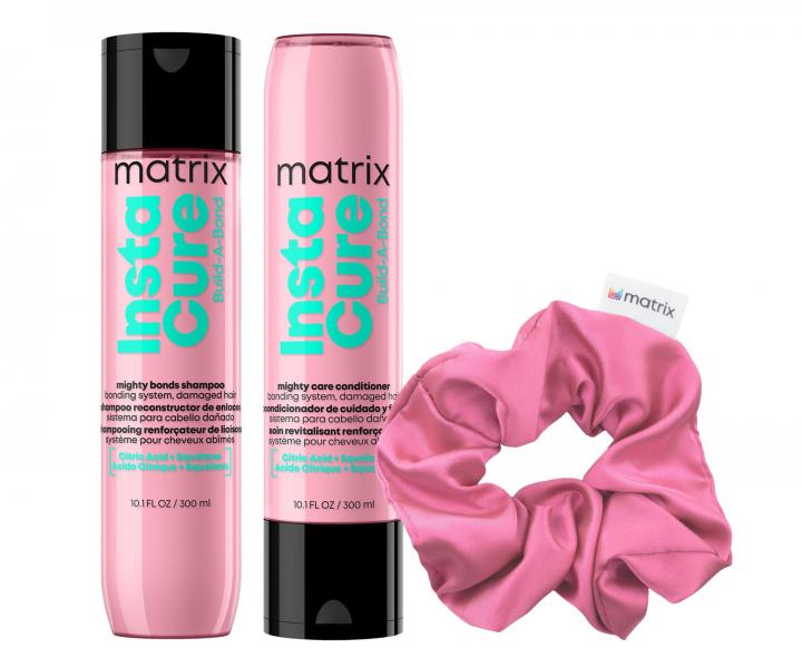 Sada na obnovu po�koden�ch vlasov Matrix Instacure Build-A-Bond + l�tkov� gumi�ka zadarmo
