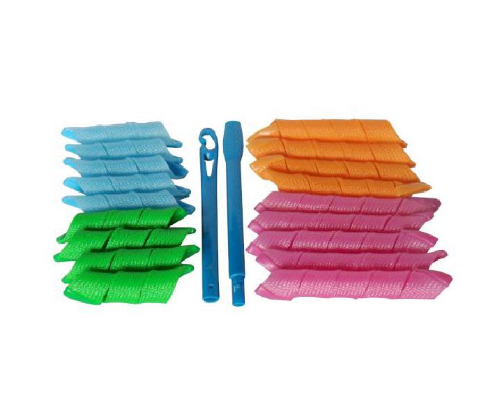 Sada magick�ch nat��ok pre stredne dlh� vlasy - 19 ks - �zke lokne